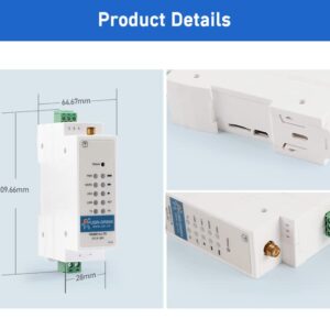 USR-DR504-G Din Rail RS485 Industrial Cellular Modems for M2M and IoT Applications X 1 Set