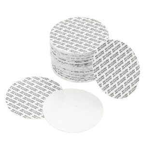 patikil 70mm/2.76" foam lid liner, 150 pack ps foam resistant tamper pressure sensitive seal for bottle cap liners seals