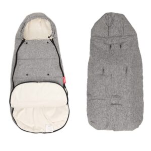 WarmSleeping Bag for Baby & Infant,Waterproof Winter Outdoor Tour Universal Stroller Footmuff with All Neat Features,Fits All Stroller, M6-36 Toddler 3 in 1 Stroller Bunting Bag (Gray)