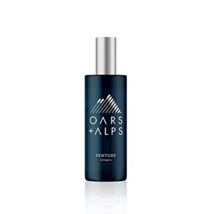 oars + alps venture cologne and body spray, blends refreshing citrus notes with grounding herbal aromatics, tsa friendly, 1 fl oz