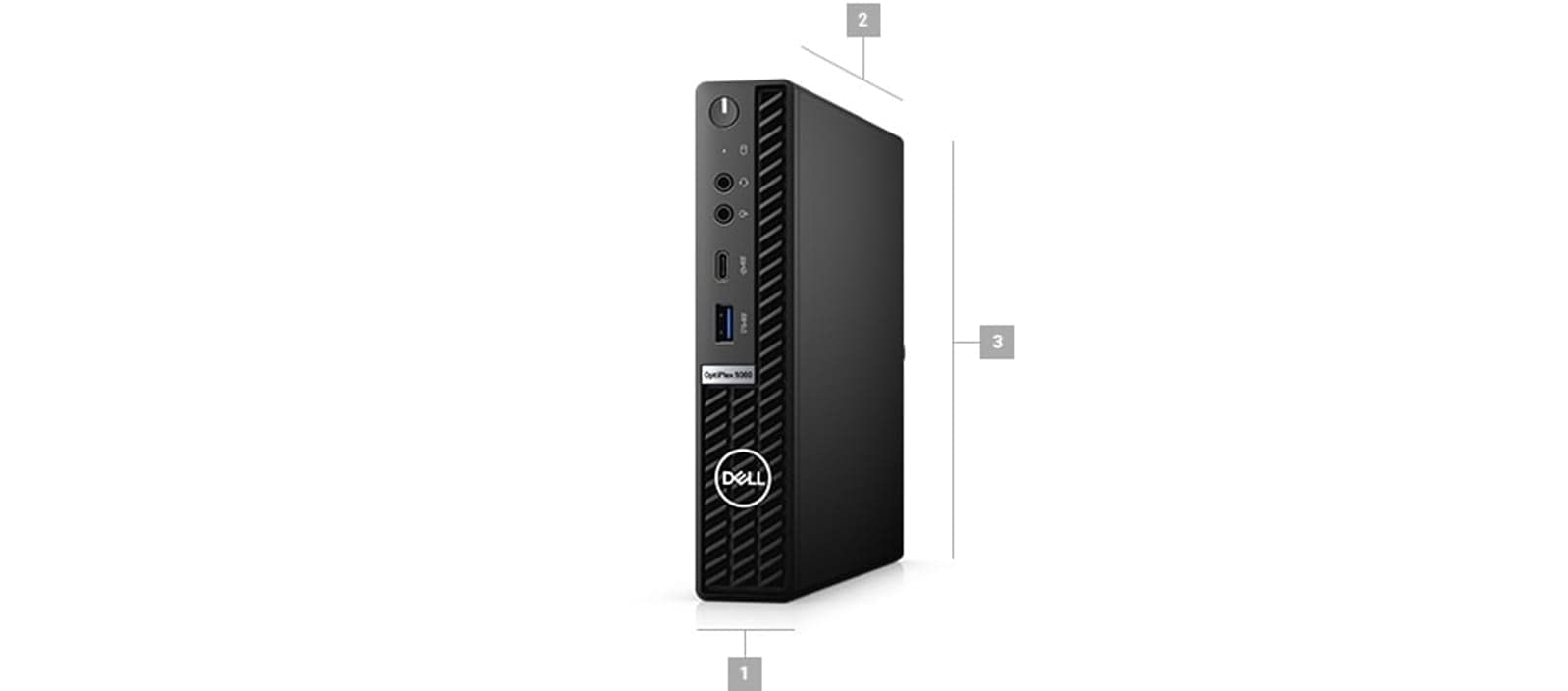 Dell Optiplex 5080 Micro Tower Desktop | Core i5-10500T - 256GB SSD Hard Drive - 16GB RAM | 6 cores @ 3.8 GHz Win 11 Pro Black (Renewed)