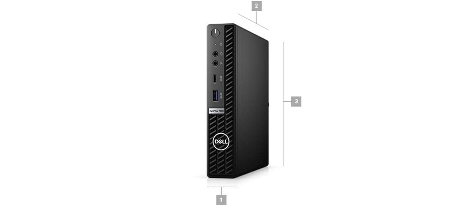 Dell Optiplex 7080 Micro Tower Desktop | Core i7-10700T - 512GB SSD Hard Drive - 16GB RAM | 8 cores @ 4.5 GHz Win 11 Pro Black (Renewed)