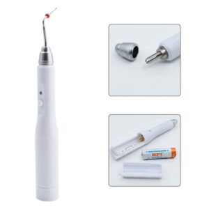 Tooth Gutta Percha Points Cutter En-do Obturation Pen Oral Heating R-oot Canal Filling Pen with 2 Tips