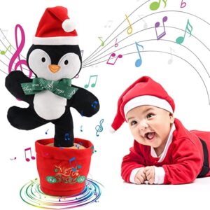 Emoin Dancing Cactus Baby Toys 6 to 12 Months, Singing Dancing Christmas Toys for Baby Boys Girls Musical Christmas Stuffed Animals Christmas Decorations Indoor Kids