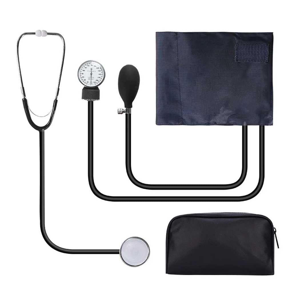 KCVC Arm Blood for Pressure Training with Storage Bag and Complete Accessories, Adult Life Size Simulation Left Arm Model for Nursing Medical Training Teaching Education Medical Supplies