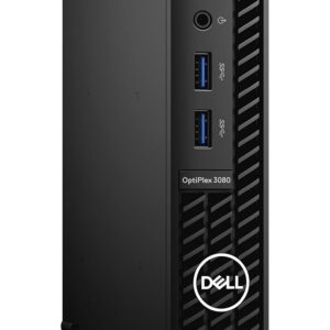 Dell Optiplex 3080 Micro Tower Desktop | Core i5-10500T - 128GB SSD Hard Drive - 8GB RAM | 6 cores @ 3.8 GHz Win 11 Pro Black (Renewed)