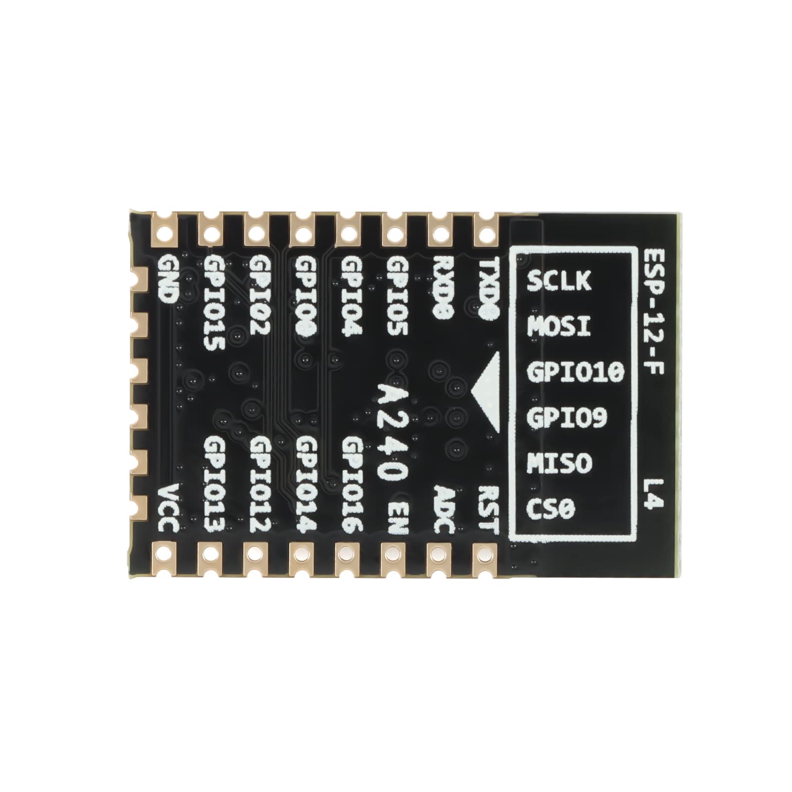 JESSINIE 5Pcs ESP-12F ESP8266 Wireless Transceiver Board Module WiFi ESP8266 Microcontroller 802.11N Serial Remote Port Network Development Board for Arduino NodeMCU