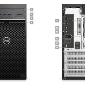 Dell Precision T3650 Workstation Desktop | Core i5-11600K - 256GB SSD Hard Drive - 16GB RAM - Nvidia GeForce RTX 3070 | 6 cores @ 4.9 GHz - 8GB GDDR6 Win 11 Pro Black (Renewed)