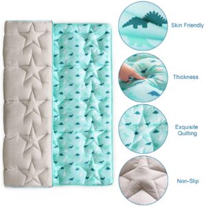 Baby Play Mat for 71'' x 59'' Playpen, Large & Thick Baby Mat for Floor, Playmat for Babies and Toddlers, Non Slip Cushioned Baby Crawling Mat for Playpen, Easy Clean Foam Play Mat, Dinosaur