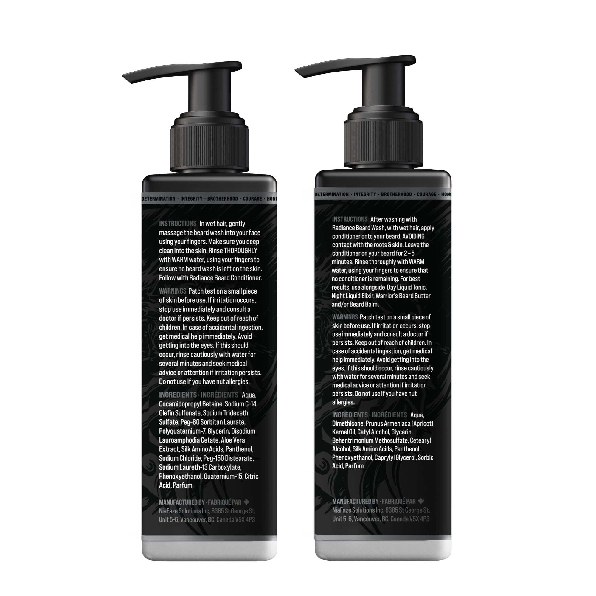 The Beard Struggle - Radiance Beard Wash & Conditioner Bundle for Men - Silver Collection - Pack of 2, Surtr's Fury - Nourish, Cleanse, Softens, & Strengthens Beard