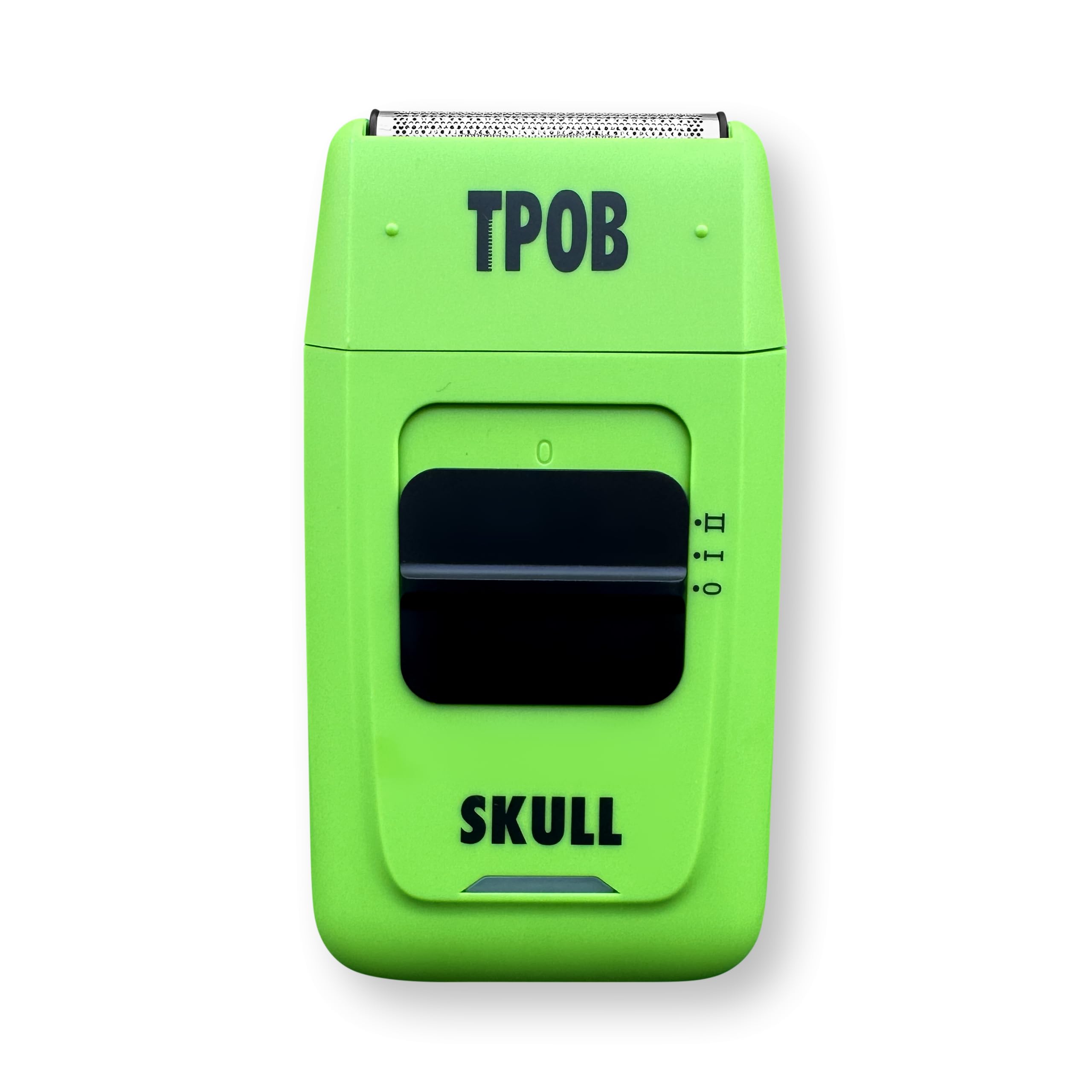 TPOB Skull Foil Shavers with Krunch Blades - Compact Design That can fit in Your Pocket with a Turbo Charged Motor, Perfect for Both Professional and at-Home use (Slime)