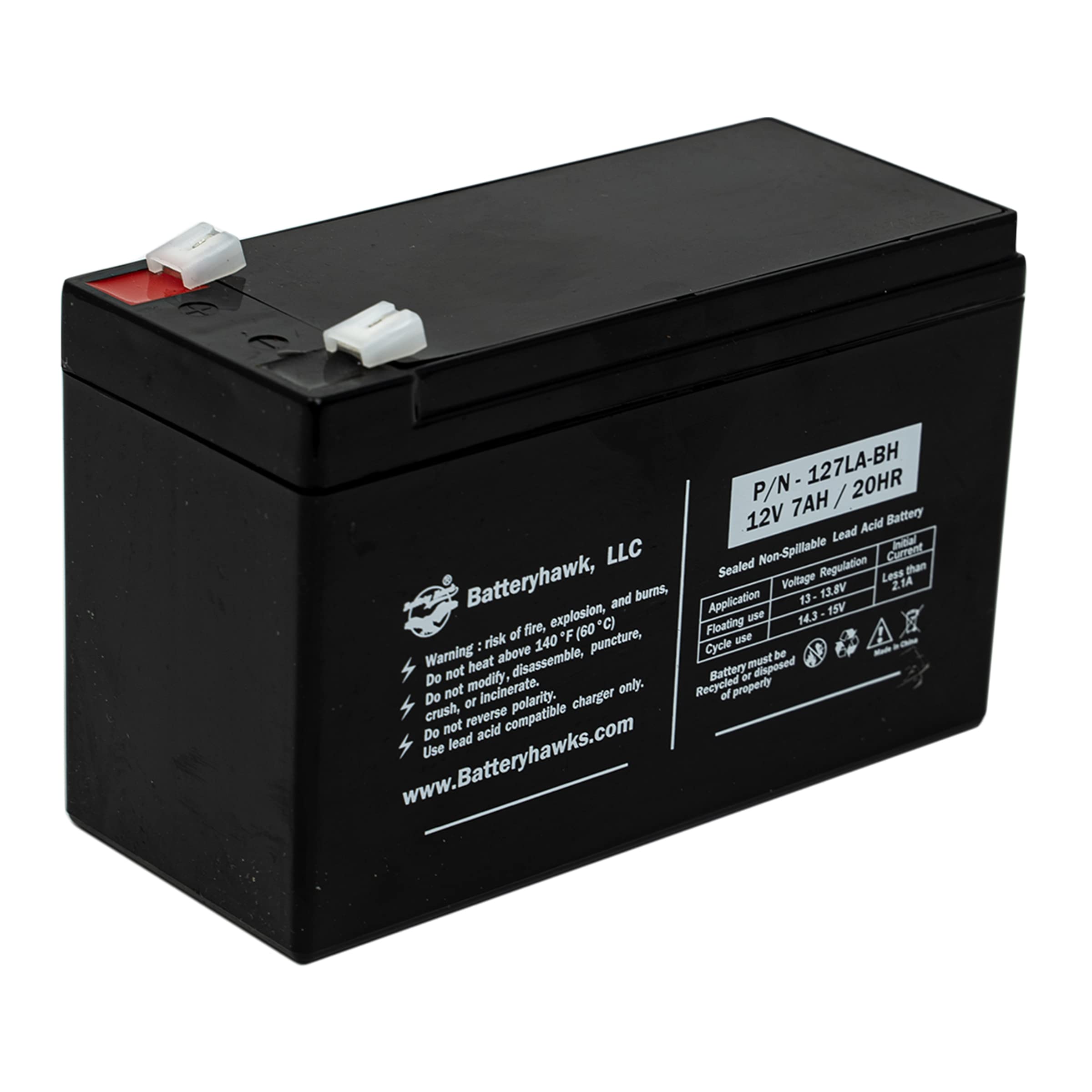 12V 7AH SLA F1 Terminal Sealed Lead Acid Battery for Multiple Use WPX6.0-12 PK12V7F1 PE612 C18A-6 8XJBRA NP712 12V7.0AH