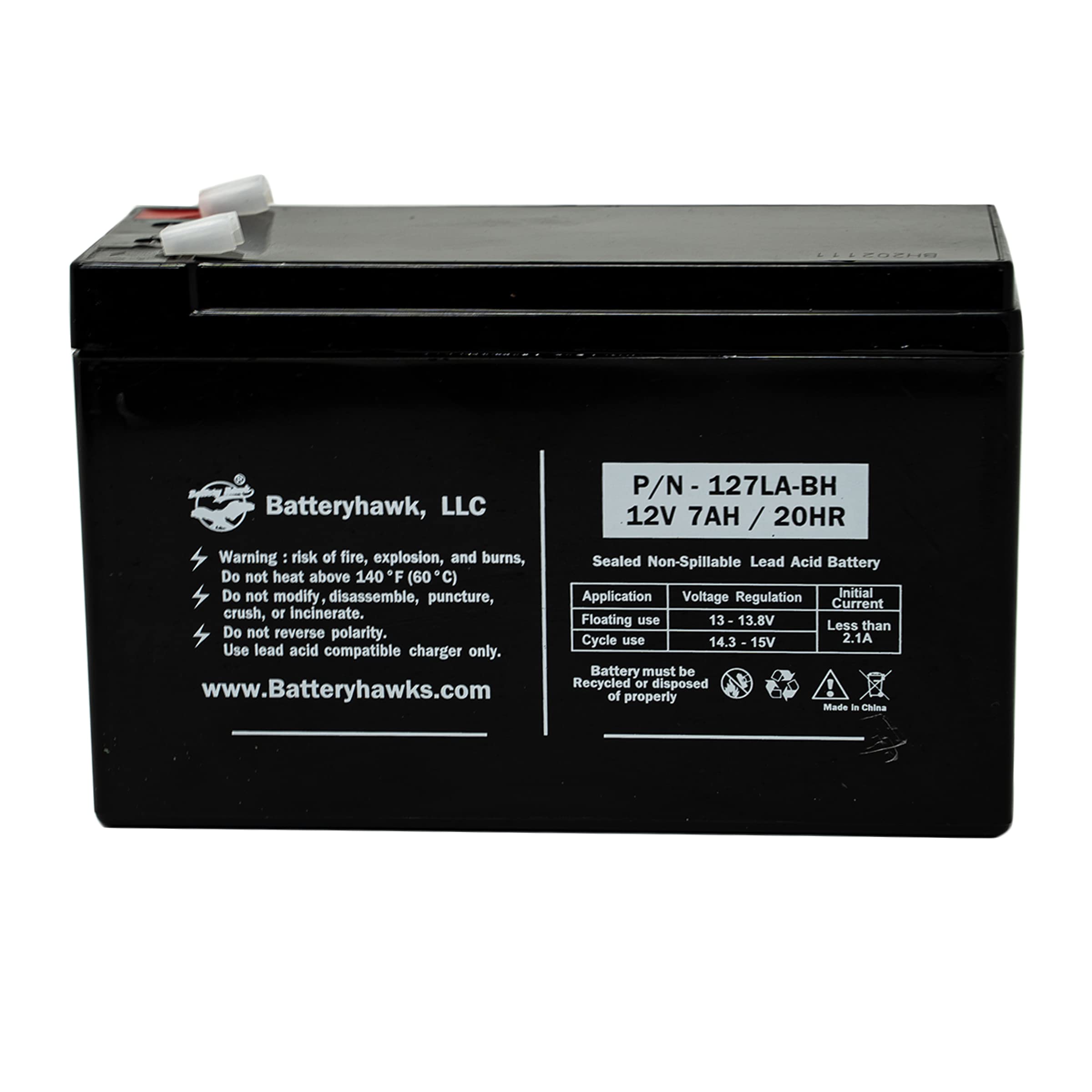 12V 7AH SLA F1 Terminal Sealed Lead Acid Battery for Multiple Use WPX6.0-12 PK12V7F1 PE612 C18A-6 8XJBRA NP712 12V7.0AH