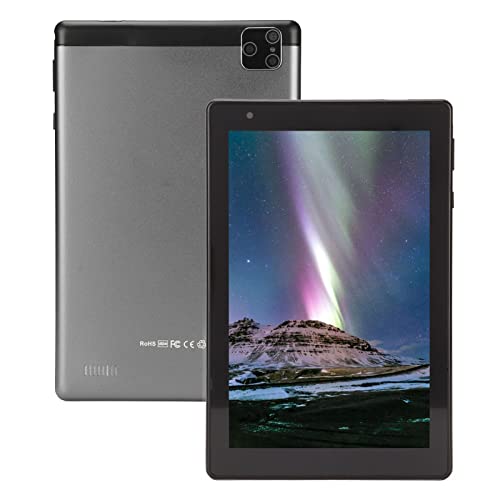 8 Inch Tablet, 100240V Tablet PC 3 Card Slot Calling Dual Cards Dual Standby Dual Camera for Gaming for 5.1 (US Plug)