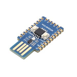 waveshare RP2040-One Microcontroller Development Board Type-A 4MB Flash Pico-Like MCU Board Based on Raspberry Pi RP2040,PCB USB-A Port,Support C/C++,MicroPython