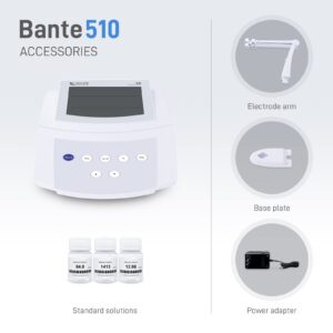 Bante 510 Benchtop Conductivity Meter | Lab Conductivity TDS Meter | Equipped with 2 Platinum Electrodes | Measurement Range 0 to 200 mS/cm | Accuracy ±1% F.S.