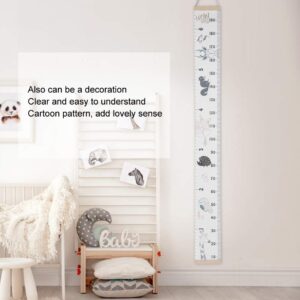 Watris Veiyi Height Measure Chart, Growth Height Chart, Measuring Height Chart, Cute Portable Writable Wall Sticker Height Measure Meaningful Memories Removable Roll Up Measure Wall Chart 7.9x8.3in(A)