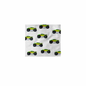 3drose - florene - décor iii - print of cute monster trucks repeat pattern - towels (twl-212610-3)