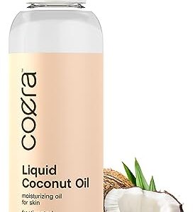 Horbäach Fractionated Coconut Oil | 4 fl oz | Liquid Moisturizing Oil for Skin | Free of Parabens, SLS & Fragrances | Coera