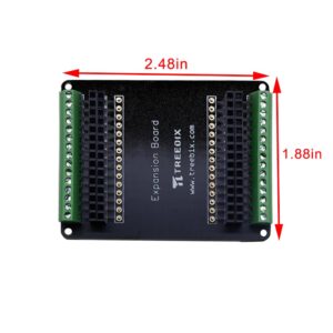 Treedix Breakout Board Expansion Board GPIO Board Pin Out IO Out 1 into 2 for ESP8266 ESP-12E Development Board