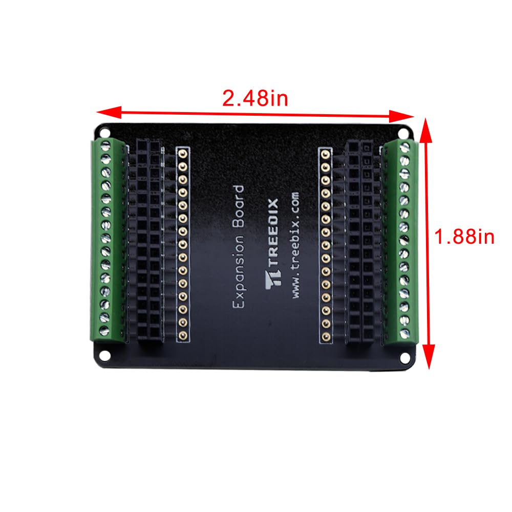 Treedix Breakout Board Expansion Board GPIO Board Pin Out IO Out 1 into 2 for ESP8266 ESP-12E Development Board