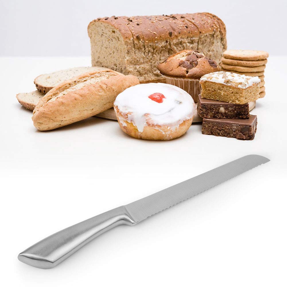 Cake Knife, 1Pc Stainless Steel Baking Knife Cake Bread Kitchen Cutter Hand Tool