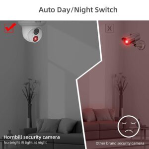 4K Security Camera System - 4pcs 4K PoE Security Cameras Wired, 8MP 8CH NVR with 2TB HDD for 24 Hours Recording