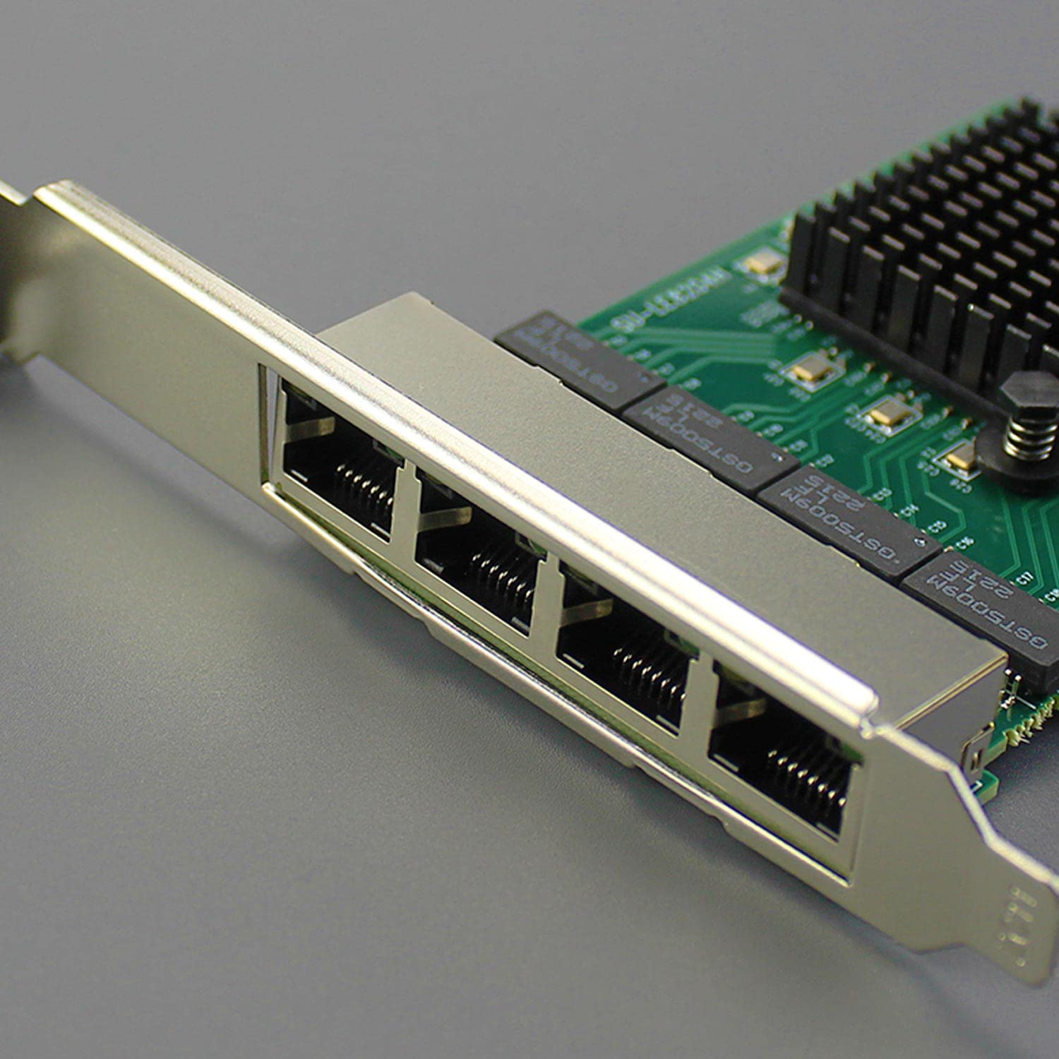 GLOTRENDS LE8204 4-Port Gigabit PCIe Ethernet Network Card, 4 x RTL8111H Chip, 4 x RJ45 LAN Port, PCIe X1 Installation