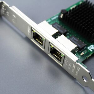 GLOTRENDS LE8202 2-port Gigabit PCIe Ethernet Network Card, 2 x RTL8111H Chip, 2 x RJ45 LAN Port, PCIe X1 Installation