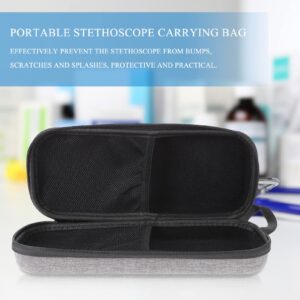 ULTECHNOVO Stethoscope Case with Divider for Accessories, Stethoscope Carrying Bag Travel Case Compatible with 3M /ADC/Stethoscope