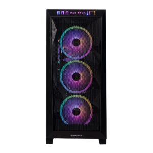 Velztorm Pilum Gaming Desktop PC (AMD Ryzen 7-5700X 8-Core, GeForce RTX 3070, 32GB RAM, 1TB PCIe SSD + 1TB HDD (3.5), HDMI, Display Port, Win 11 Pro)