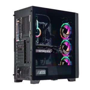 Velztorm Pilum Gaming Desktop PC (AMD Ryzen 7-5700X 8-Core, GeForce RTX 3070, 32GB RAM, 1TB PCIe SSD + 1TB HDD (3.5), HDMI, Display Port, Win 11 Pro)