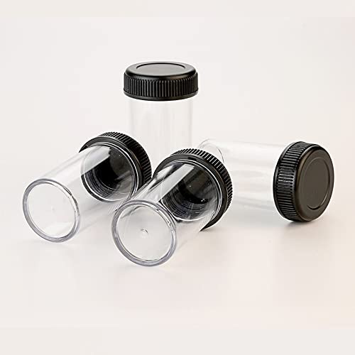 RADHAX Microscope Kit 4pcs Microscope Objective Lenses Lens Protective Case with Thread Microscope Lens Adapters