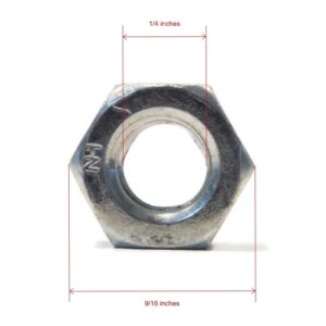 The ROP Shop | Pack of 2 - Shear Pin Bolt & Nut for Gravely 51001500, 01019500, 036867, 051663