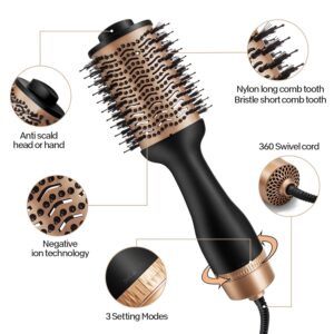 One-Step Professional Hair Dryer Brush, Volumizer, Straightener and Curler by JONIK Beauty and Fashion!