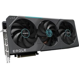 GIGABYTE GeForce RTX 4080 Eagle OC 16G Graphics Card, 3X WINDFORCE Fans, 16GB 256-bit GDDR6X, GV-N4080EAGLE OC-16GD Video Card