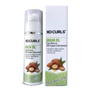 XO Curls Cold-Pressed Organic Argan Oil