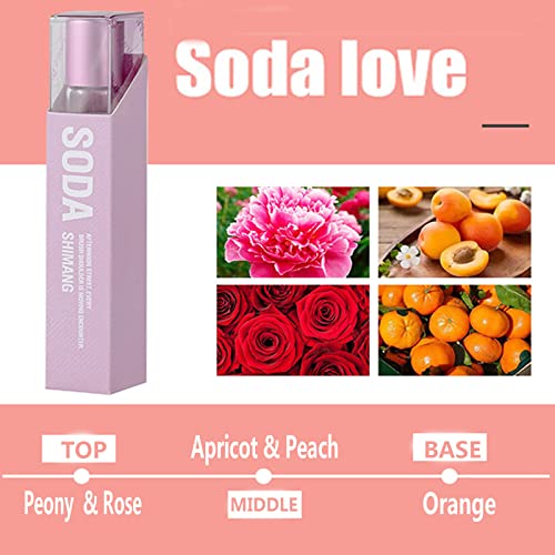 Grospe 4PCS Women Perfume, Eau De Parfum Perfume Oil Roll-On Perfumes for Women and Men by Fresh Flower Fruit Fragrances, 10 ml / 0.33 fl Oz (Fruit Fragrance Series)