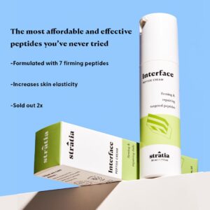 Stratia Interface | Daily Moisturizer with Peptides to Hydrate & Repair | Formulated for All Skin Types , 1.70 Fl Oz (Pack of 1)