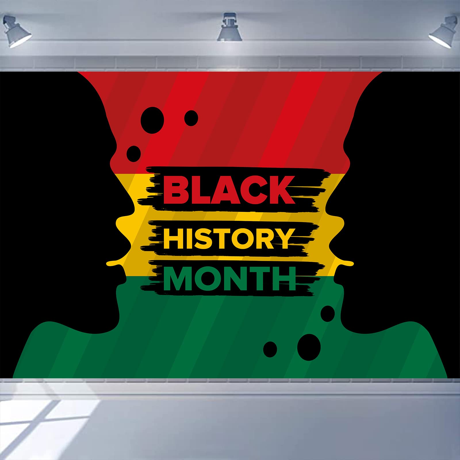 Black History Month Banner African American Emancipation Sign Backdrop, Happy Juneteenth Day Party Decorations Celebration Black Freedom Festivals Decoration Supplies (5 x 3ft)