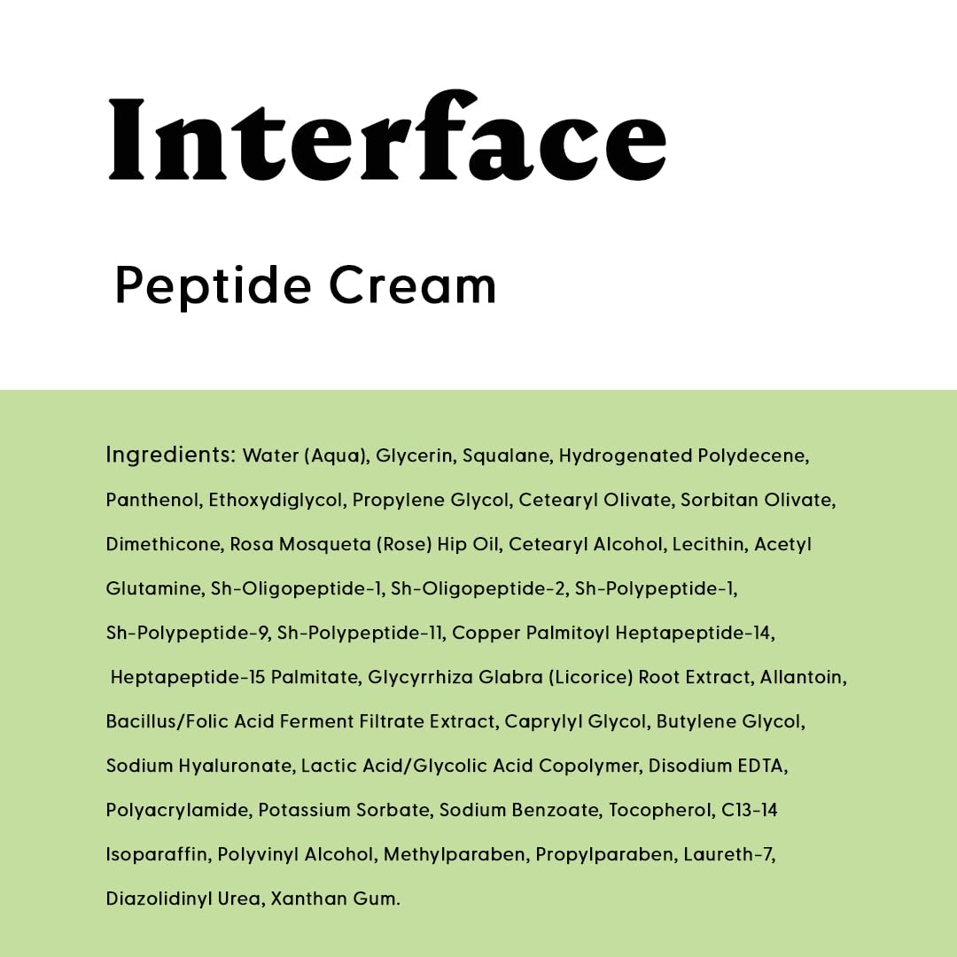 Stratia Interface | Daily Moisturizer with Peptides to Hydrate & Repair | Formulated for All Skin Types , 1.70 Fl Oz (Pack of 1)