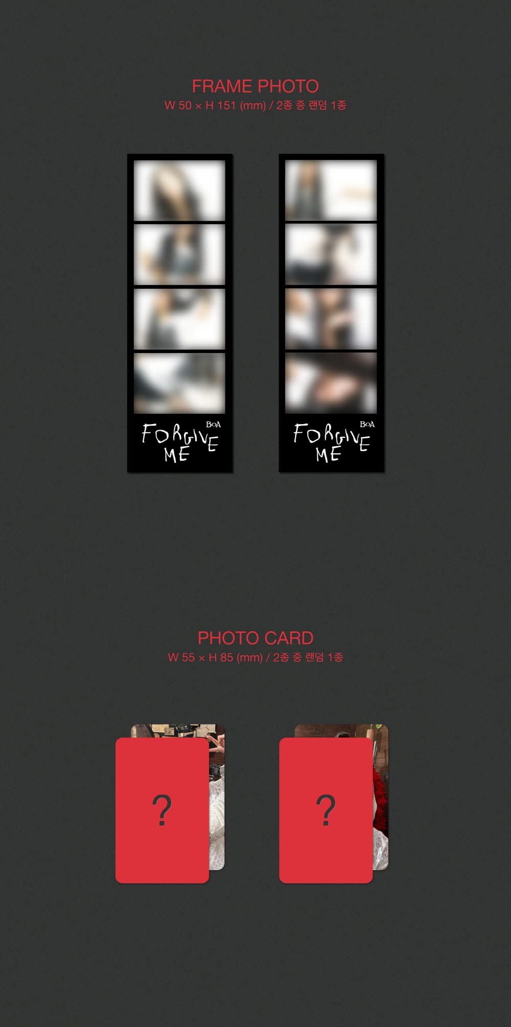 BoA - 3rd Mini Album Forgive Me (Forgive Ver.) CD (+ Folded Poster)