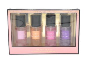 victoria's secret women's 4 piece mini fragrant mist set