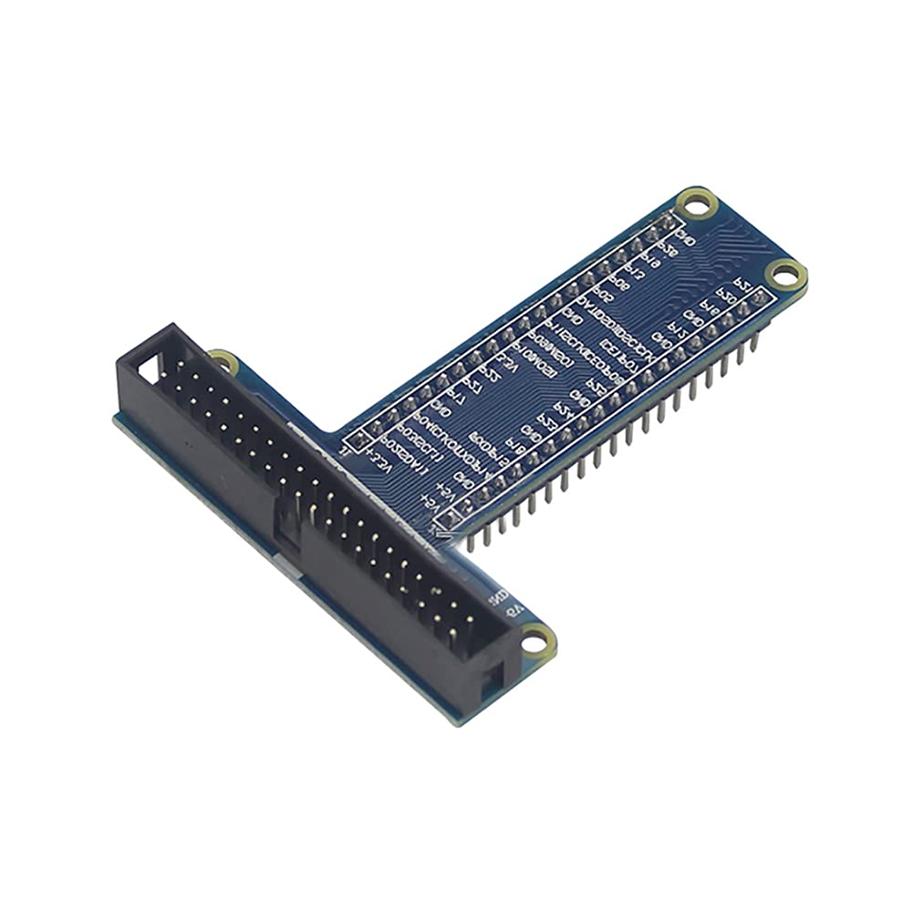 MOOKEENONE 20cm Board Kit + 20cm/7.87" Length 40 Pin GPIO Cable + Breadboard + Jump Cable for Raspberry Pi 3 4