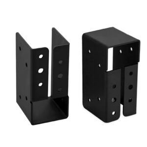 Concealed Joist Hanger 2" x 4" Face Mounted Concealed Flange Hanger Fit for 2" x 4" Nominal Lumber Hanger(Set of 24)