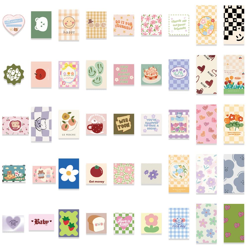 ZJSXINDI kawaii deco stickers cute Scrapbook Stickers 90pcs Cute small Stickers Set,Cardstock Stickers Decorative Masking Stickers for Personalize Laptop Scrapbook Daily Planner and Crafts (deco stickers)