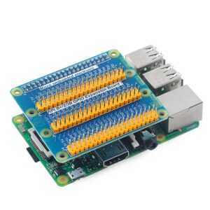 MOOKEENONE Multifunction 3 GPIO Ports Extended RPI B+/2B/3B+/4B GPIO Expansion PCB Board for Raspberry pi 4b Pi 3 and Pi2