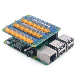 MOOKEENONE Multifunction 3 GPIO Ports Extended RPI B+/2B/3B+/4B GPIO Expansion PCB Board for Raspberry pi 4b Pi 3 and Pi2