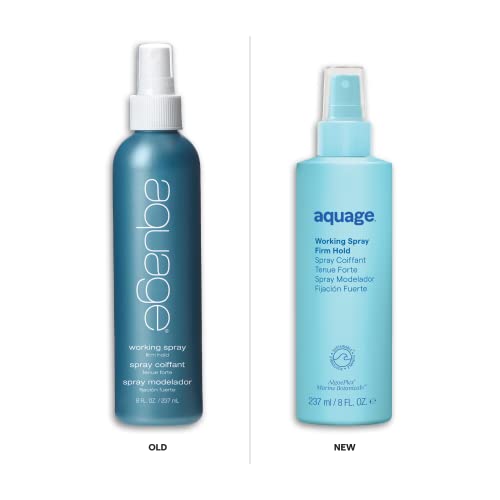 AQUAGE Working Spray, 8 Oz, Firm-Hold Non-Aerosol Hairspray with a Workable Dry-Down Period, Thermal Styling Product Creates Texture and Increases Level of Hold, 1 ct.