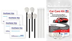 SWAB-ITS® 12-Piece Car Care Kit with Screen Wipes & Reusable Detailing Swabs: 87-8210